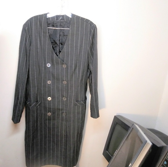 Priscilla Presley Double Breasted Blazer Dress - Picture 2 of 8